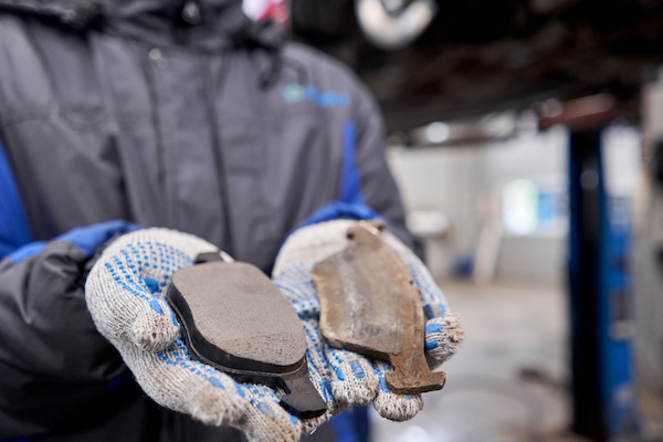 New Brake Pads vs Worn Brake Pads